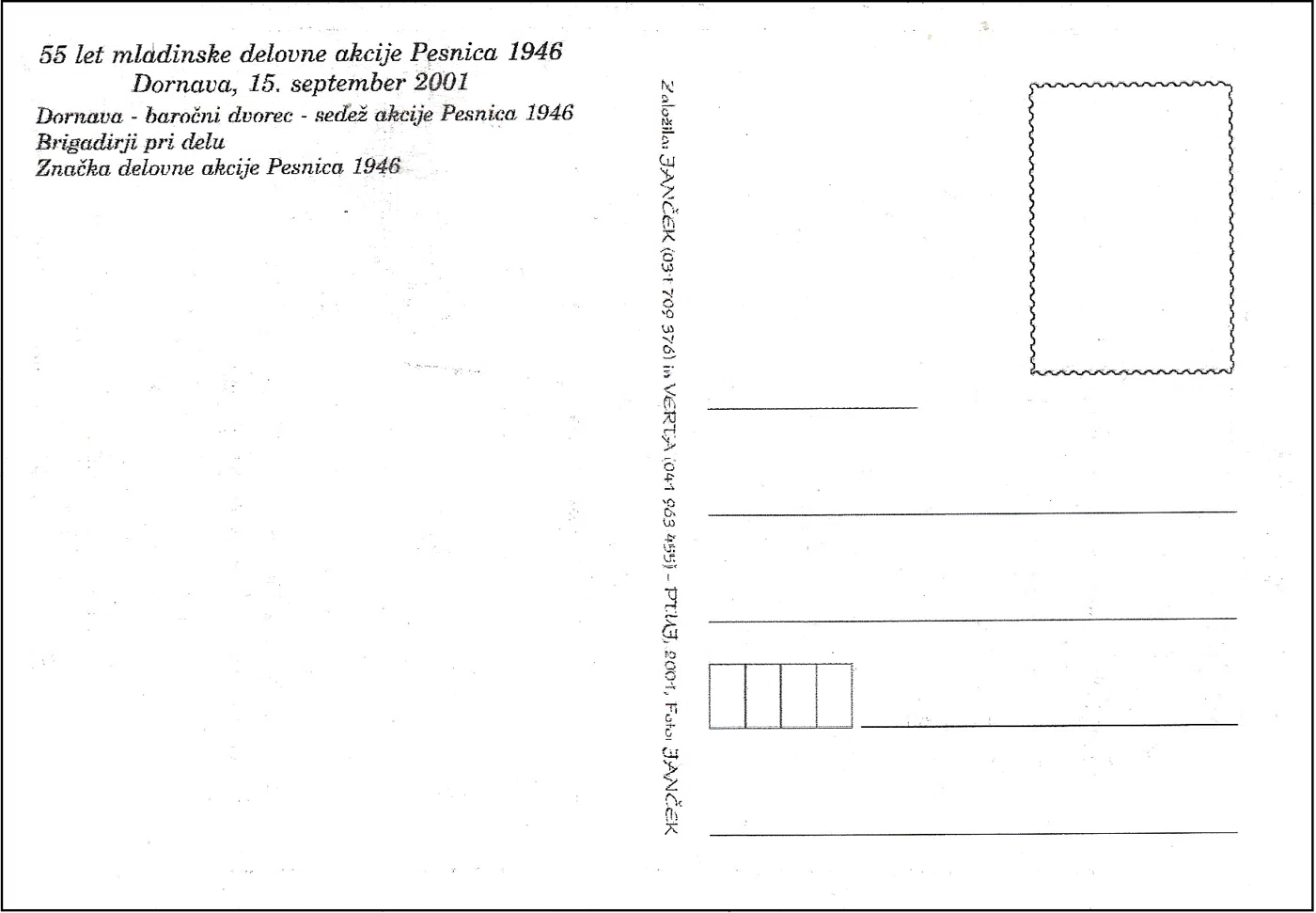 55 LET MLADINSKE DELOVNE AKCIJE - PESNICA 1946